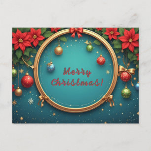 Cartes Pour Fêtes Annuelles Couronne de Noël festive