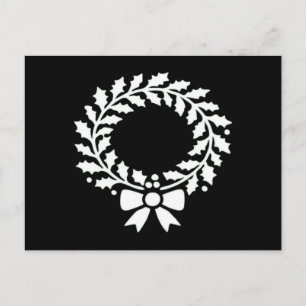 Cartes Pour Fêtes Annuelles Couronne de Noël festive Classique