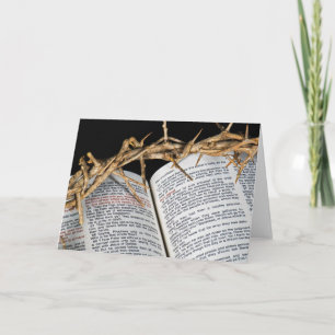 Cartes Pour Fêtes Annuelles Couronne d'épines