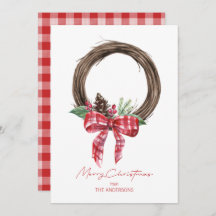 Couronne Rustique Grapevine Joyeux Noël