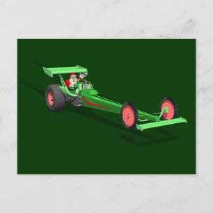 Cartes Pour Fêtes Annuelles Course du Père Noël Drag