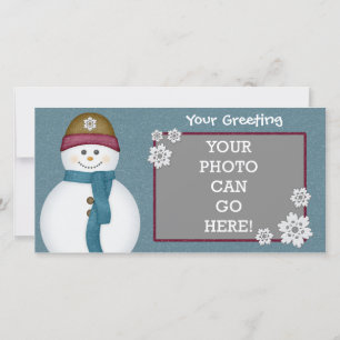Cartes Pour Fêtes Annuelles Couteaux de neige gelés doux neige neige neige nei