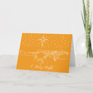 Cartes Pour Fêtes Annuelles coutume de la nativité de Bethléem