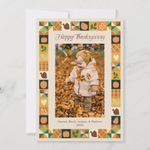 Cartes Pour Fêtes Annuelles Couverture de l'automne et de l'automne Photo de v