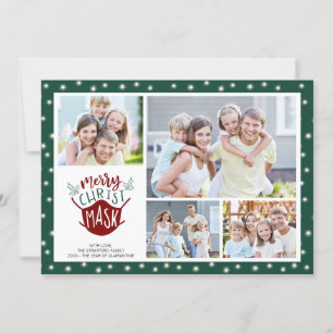 Cartes Pour Fêtes Annuelles COVID-19 MERRY ChristMASK Fairy Lights 4 Photo