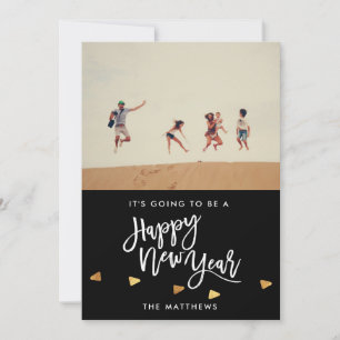 Cartes Pour Fêtes Annuelles COVID Joyeux Nouvel An Script photo