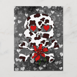 Cartes Pour Fêtes Annuelles Cow Skull