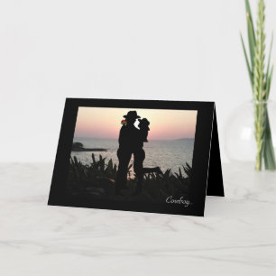 Cartes Pour Fêtes Annuelles Cowboy Valentine