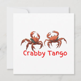 Cartes Pour Fêtes Annuelles Crabes dansants