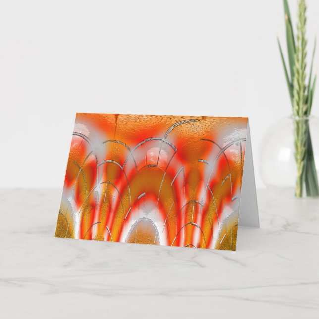 Cartes Pour Fêtes Annuelles Cracing Ice art (Devant)