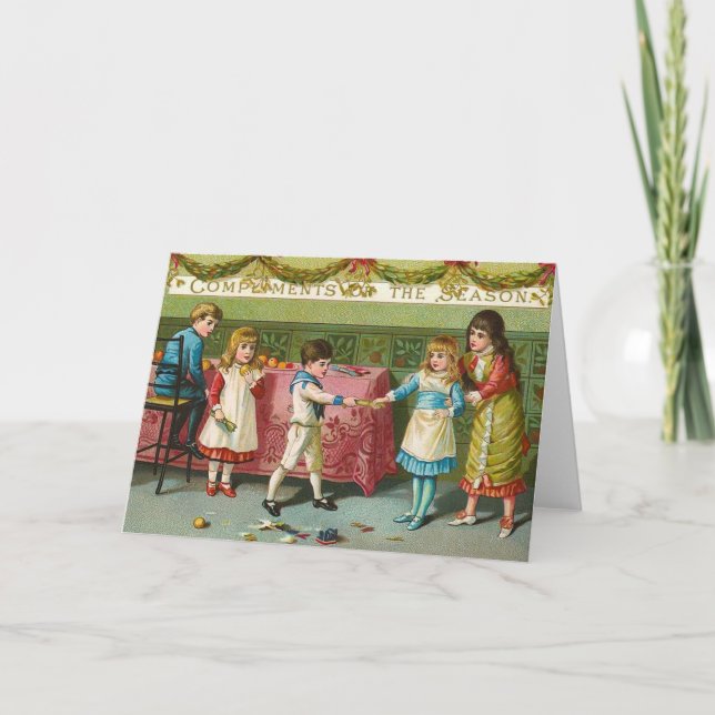 Cartes Pour Fêtes Annuelles Crackers de Noël (Devant)