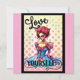 Cartes Pour Fêtes Annuelles Crâne de Sucre Mignon