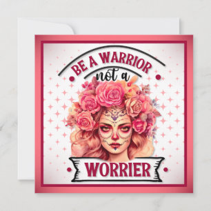 Cartes Pour Fêtes Annuelles Crâne de sucre rose et joli