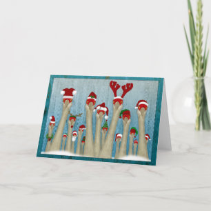 Cartes Pour Fêtes Annuelles CraneDeer 2.0 'Bleu'