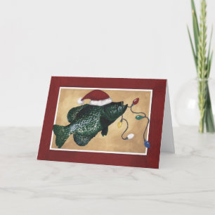 Cartes Pour Fêtes Annuelles Crappie Holidays