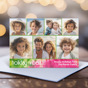 Cartes Pour Fêtes Annuelles Cravate arc-en-ciel - Collage de 7 photos - Vibe d