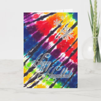 Cartes Pour Fêtes Annuelles Cravate arc-en-ciel Hanoukka