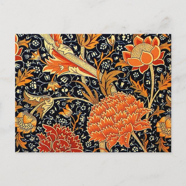 Cartes Pour Fêtes Annuelles Cray par William Morris (Devant)