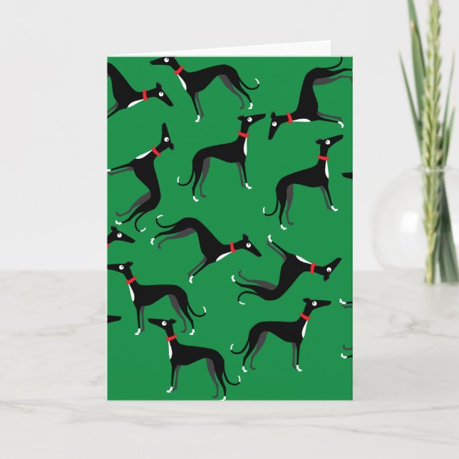 Cartes Pour Fêtes Annuelles Crazy Hounds (Devant)