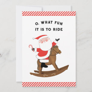 Cartes Pour Fêtes Annuelles Créatif Noël Équestre