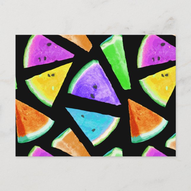 Cartes Pour Fêtes Annuelles Création de Motif de pastèque 7 (Devant)