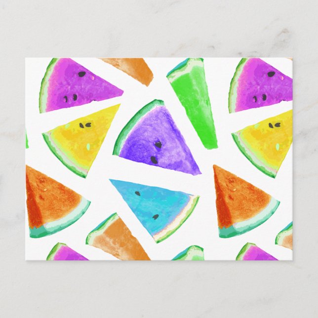 Cartes Pour Fêtes Annuelles Création du Motif de pastèque 6 (Devant)