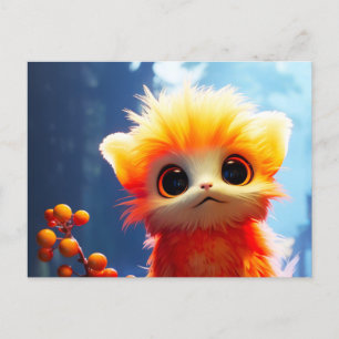 Cartes Pour Fêtes Annuelles Créature orange