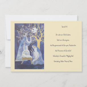 Cartes Pour Fêtes Annuelles Crèche chrétienne de la Nativité