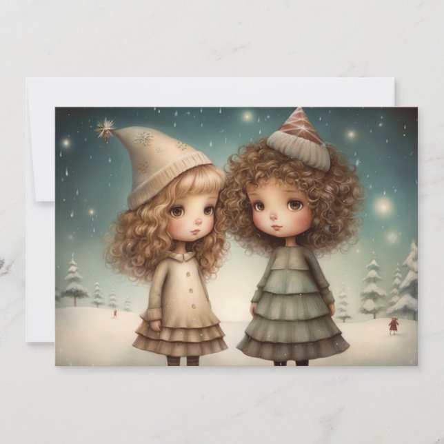 Cartes Pour Fêtes Annuelles Créer des souvenirs : Un joyeux vœu de Noël (Devant)