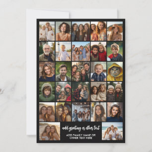 Cartes Pour Fêtes Annuelles Créer un collage de photos funky avec 27 photos