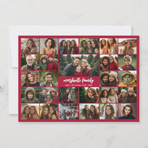 Cartes Pour Fêtes Annuelles Créer un collage de photos funky avec 27 photos