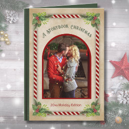 Cartes Pour Fêtes Annuelles Créer votre propre livre de Noël photo Unique