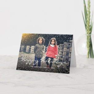 Cartes Pour Fêtes Annuelles Créez vos joyeux fêtes de Noël Snowflakes
