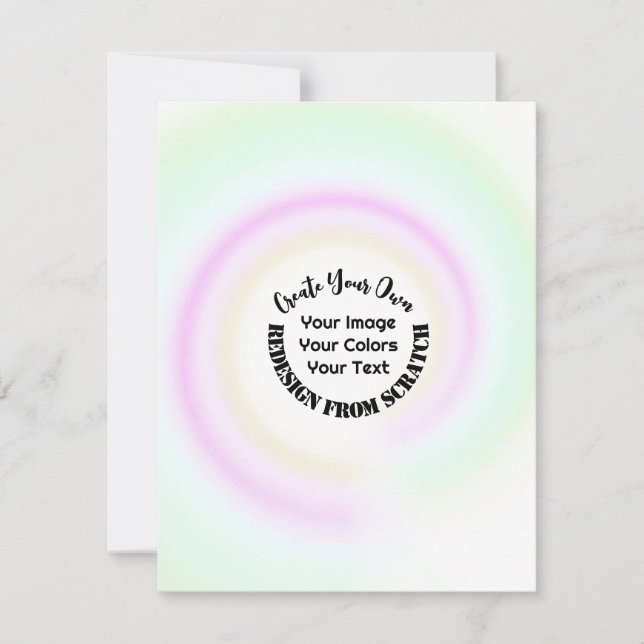 Cartes Pour Fêtes Annuelles Créez vos propres éléments personnalisés (Devant)