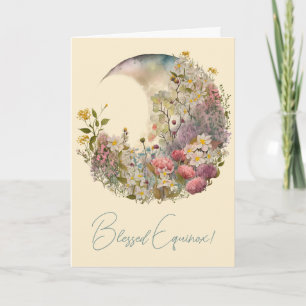 Cartes Pour Fêtes Annuelles Créez vos propres fleurs sauvages Fleur de lune cr