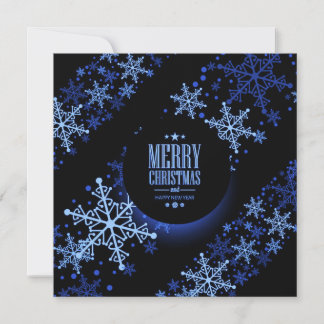 Cartes Pour Fêtes Annuelles Créez vos propres flocons de neige gras de Joyeux