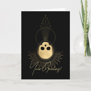 Cartes Pour Fêtes Annuelles Créez votre propre Arcane d'or Hangé Homme Tarot