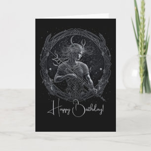 Cartes Pour Fêtes Annuelles Créez votre propre astrologie mystique Sagittarius
