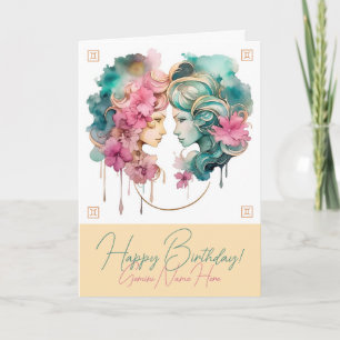 Cartes Pour Fêtes Annuelles Créez Votre Propre Beau Jumeau Zodiaque