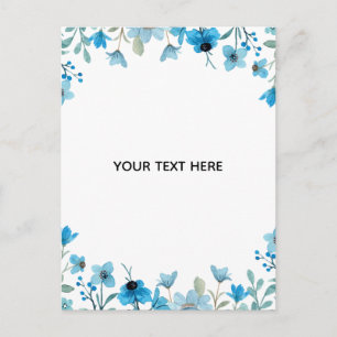 Cartes Pour Fêtes Annuelles Créez votre propre bordure florale colorée