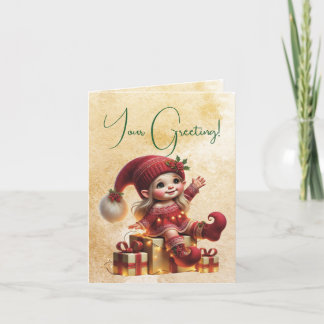 Cartes Pour Fêtes Annuelles Créez votre propre cadeau de Noël Vintage