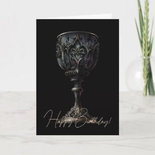 Cartes Pour Fêtes Annuelles Créez Votre Propre Calice Gothique Noir