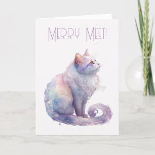 Cartes Pour Fêtes Annuelles Créez votre propre chat blanc magique