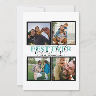 Cartes Pour Fêtes Annuelles Créez votre propre collage photo 4 Modern Bonus Da