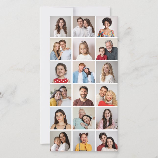 Cartes Pour Fêtes Annuelles Créez votre propre collection de 18 photos couleur (Devant)