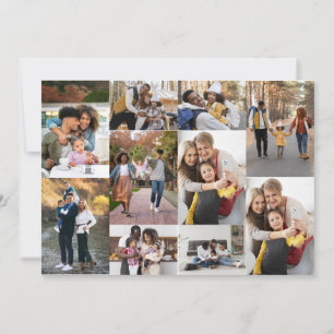 Cartes Pour Fêtes Annuelles Créez votre propre collection photo de 10 personne