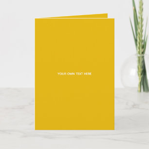 Cartes Pour Fêtes Annuelles Créez Votre Propre Conception Personnalisée Jaune
