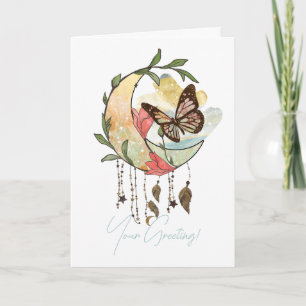Cartes Pour Fêtes Annuelles Créez votre propre Dreamcatcher de lune de papillo