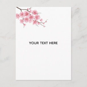 Cartes Pour Fêtes Annuelles Créez Votre Propre Fleur de Cerisier