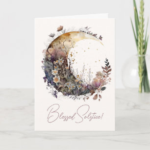 Cartes Pour Fêtes Annuelles Créez Votre Propre Floraison de Crépuscule Rustiqu